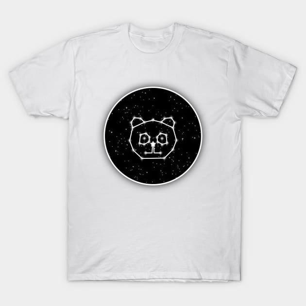 Panda Constellation T-Shirt by meganther0se